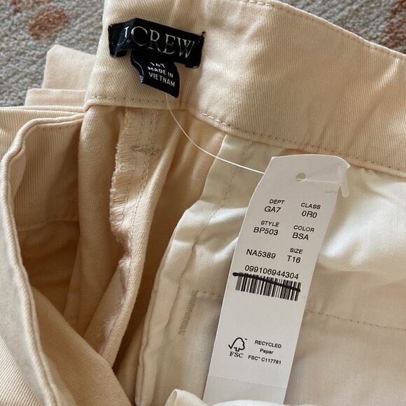 J. Crew Tall pleated capeside chino pant* - Picture 9 of 9